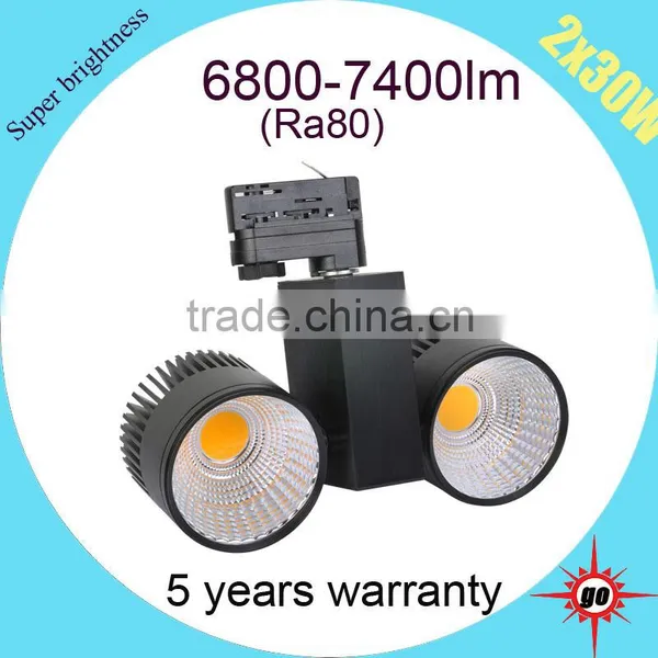 High Brightness 130lm/w 2*30W LED COB Tracklight photo-2
