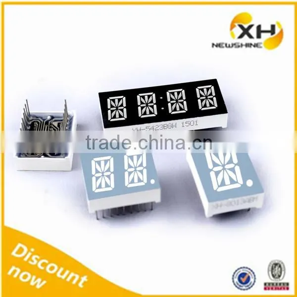 16 Segment NEWSHINE DIP Common Anode Alphanumeric LED Displays 2.3" FND
