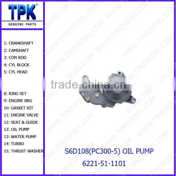 4D95 4D95L 4D95S S4D95 S4D95L OIL PUMP 6204-51-1200 photo-5