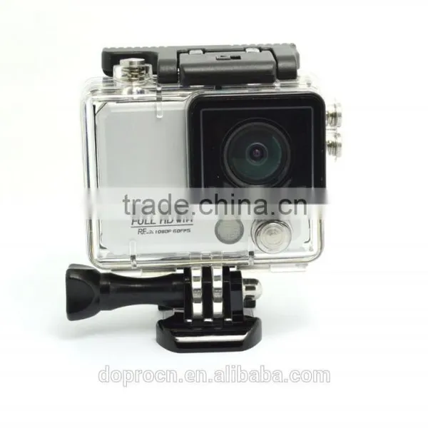 Wireless APP Control 4K Waterproof Wifi Sport Camera , hd 1080p Helmet Sport Action Camera With Sj4000 Remote photo-4