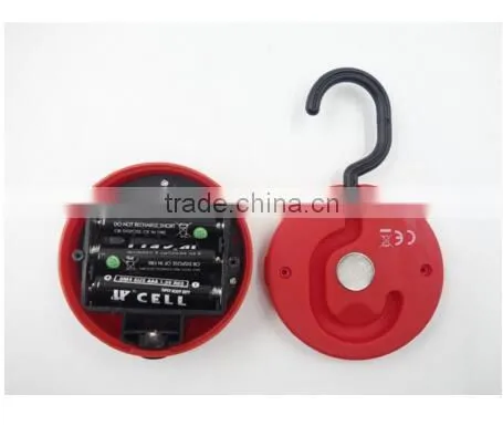 360 Degree Hooking Magnet COB Round Portable LED Battery Work Light photo-2