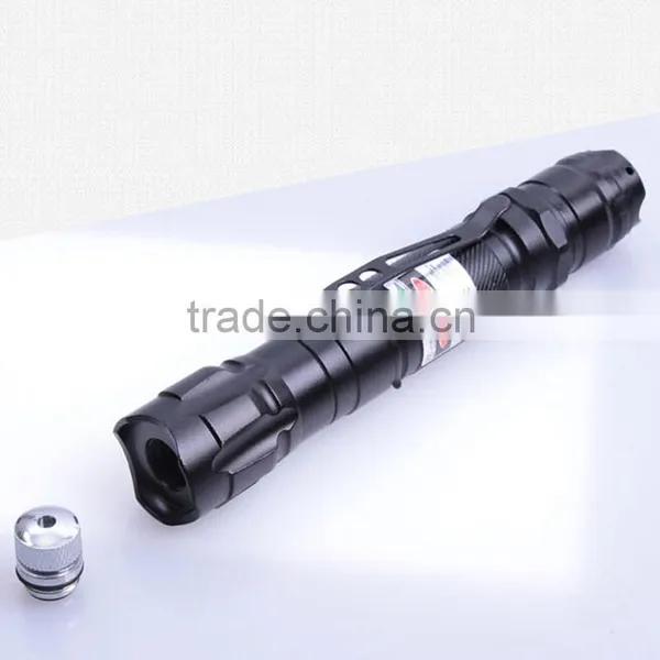 Wholesale Black Housing 200mw Green Laser Pointer With Buckle