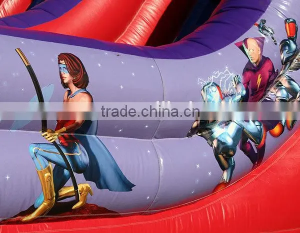 Clearance Commercial Grade Inflatable Water Slides,Superhero Water Slide Inflatable Slide Giant Supplier's Choice photo-5