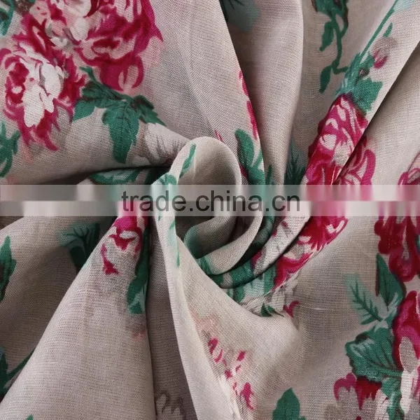 Poplin Printing Fabric Textile 40s Cotton Fabric for Woman's Dress Clothing photo-4