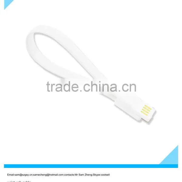 Custom Logo Silicone Bracelet USB Cable photo-6