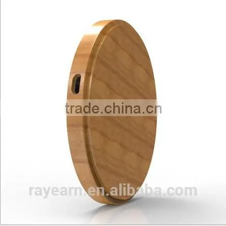 REYON Bamboo qi Wireless Charger Pad Compatible With Samsung Galaxy S7, S7 Edge, Qi Compatible Charging Receivers photo-4