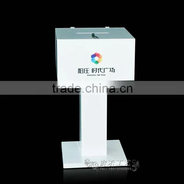 Factory Outlet Vertical High-grade Acrylic Donation Box Suggestion Box Plastic Ballot Box photo-4