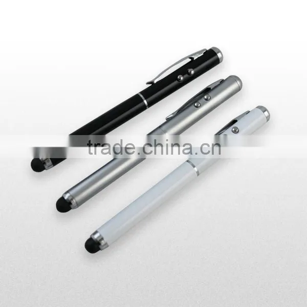 laser pointer led light ball pen pda stylus with lanyard for ipad