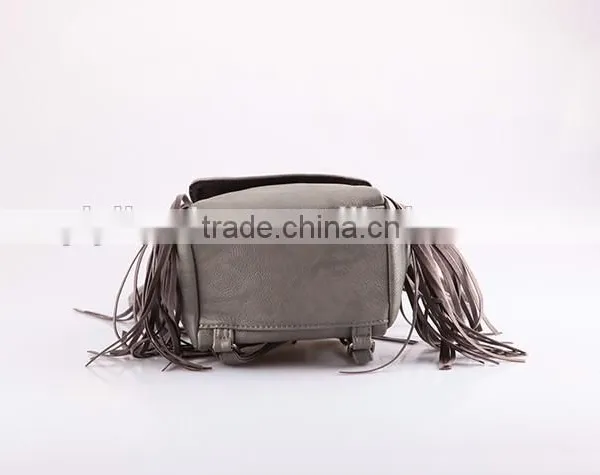 4770 Newest Attractive Individual Bohemadies Tassels Side Decoration PU Small Size Backpackian Chic L photo-5