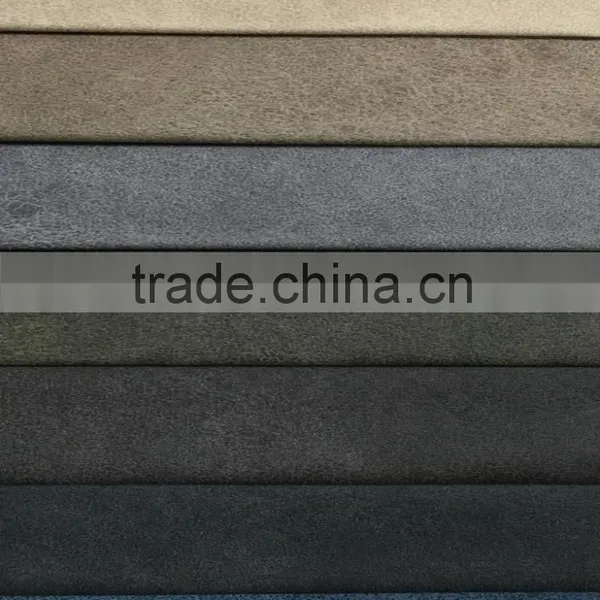 Brushed Kniting Backing Hot Stamping Suede Fabric