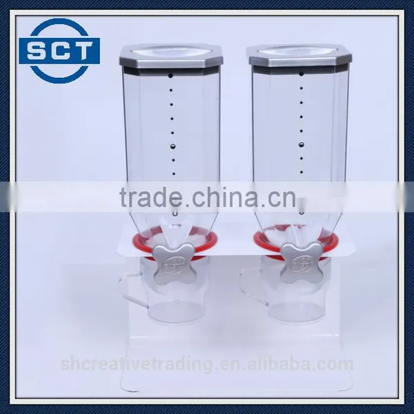 Plastic and Metal Double Cereal Dispenser photo-3