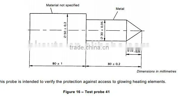 Iec 61032 Figure 16 Test Probe 41 photo-2