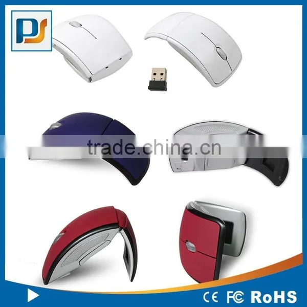 CE ROHS FCC USB Wireless Foldable Drivers USB 3D Optical Mouse photo-5