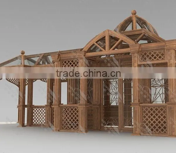 Classical Design Aluminum Sunroom/garden Greenhouse Profile photo-5