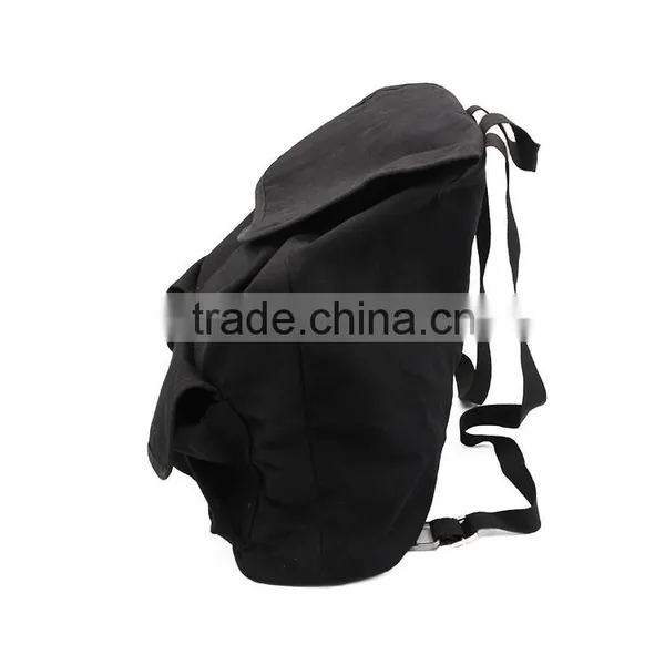 Fashion Canvas Polyester Travel Backpack Bags With Drawstring Closure photo-5