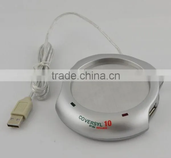 Computer 4 Port Usb Hub Cup Heater Mug Warmer photo-5