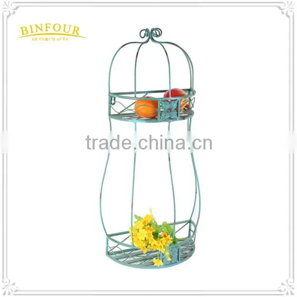 New Arrival Indoor Half Wall Deco Fruit Basket Stand in Customize Design photo-2