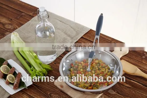 Tri-Ply Stainless Steel Korea Nonstick Frying Pan photo-3