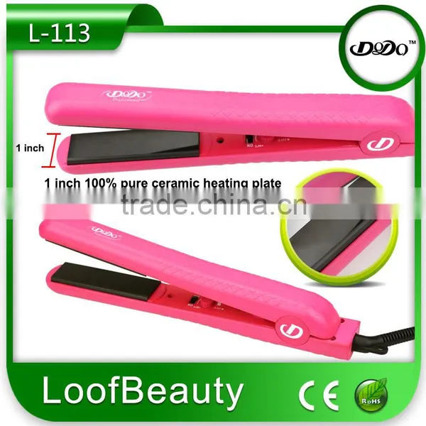 PTC Heater, Fast Heat up Dail Temp Control Design, 80-220C(180-430F)hair Flat Iron photo-2