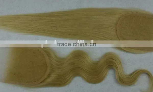 2016 Top Sale for 100% Human Hair Lace Closure With Excellent Workmanship and Competitive Price photo-2