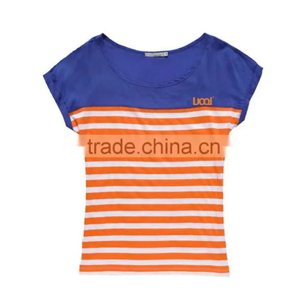 Free Hand Feel Sample 95% Cotton 5% Spandex Fabrics Whole Sale Stripe Farbic for Women Clothing photo-5