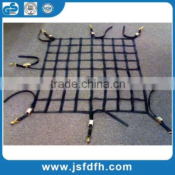 New Arrival Heavy Duty Cargo Net 12' x 12' Certified Slings Inc. 1.5" Nylon Webbing Quality Choice photo-2