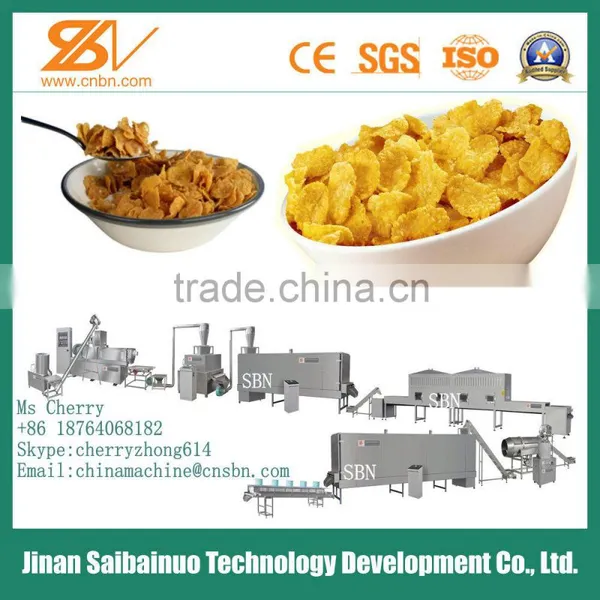 corn flakes processing machine