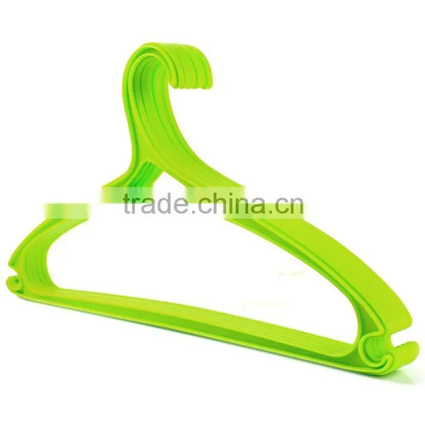 Multipurpose Green Plastic Clothes Hanger photo-4