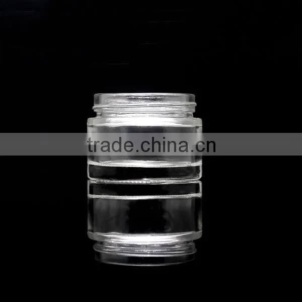 Clear Glass Jar 50g With Matte Silver Cap and Lid photo-2