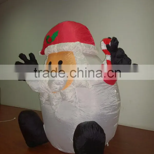 DJ-XT-66 Inflatable Best Made Toys Christmas Santa Claus Fat Chubby Hug Doll photo-3