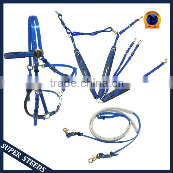 Endurance Soft PVC/TPUwebbing Horse Bridle and Halter Quality Choice photo-6