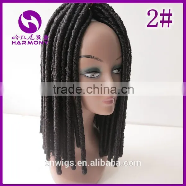 HARMONY 18inch Darkest Brown Synthetic Hair Extensions Dreadlocks / Noble Hair Extensions Dreadlocks 2X Twist Hair photo-3