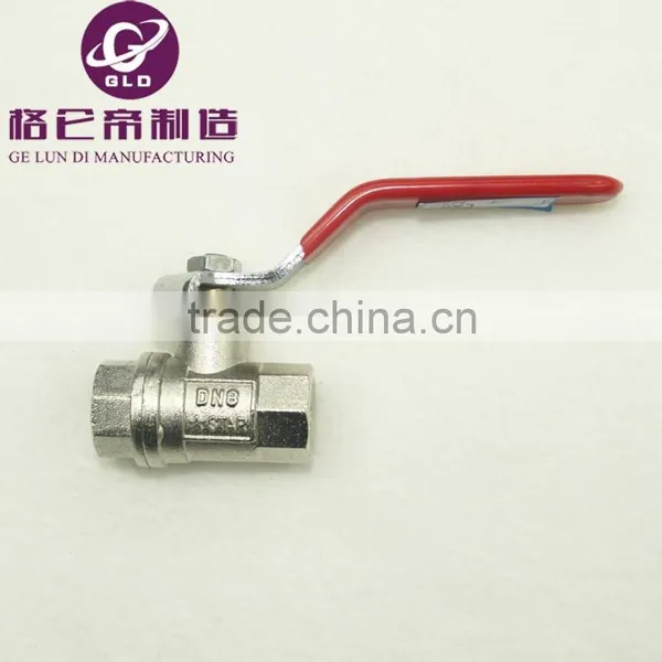 GLD New Unique 1/4" PEX Brass Ball Valve Full Port Crimp Shut-off Valves for PEX Tubing For Sale photo-2