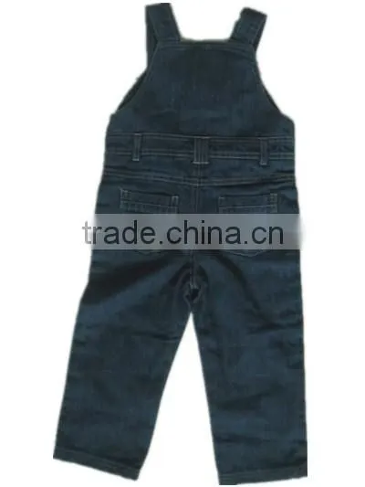 Child Girls Casual Pants Jeans Pants for Boys BABY Cowboy Suspenders photo-2