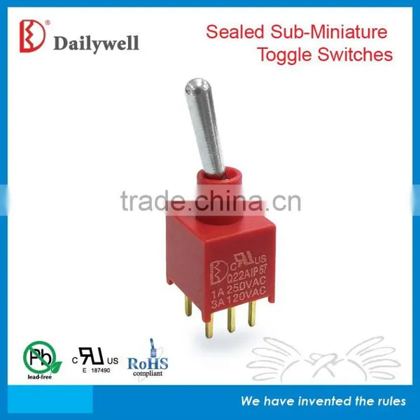 IP67 Sealed Sub-Miniature Toggle Switch photo-2