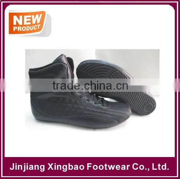 Men's response genuine leather breathable black light weight boxing /wrestling training boots shoes EUC!                        
                                                Quality Choice