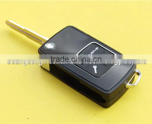 2 Buttons Modified Remote Flip Key Blank Shell for Chevrolet Epica With Left Blade photo-5