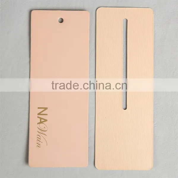 Gold Foil Recycled Paper Hang Tag for Women Dress photo-3