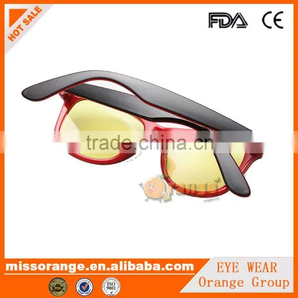 2016 New Style Anti Blue Light Glasses Red Frame Computer Eyeglasses Manufacturer photo-2