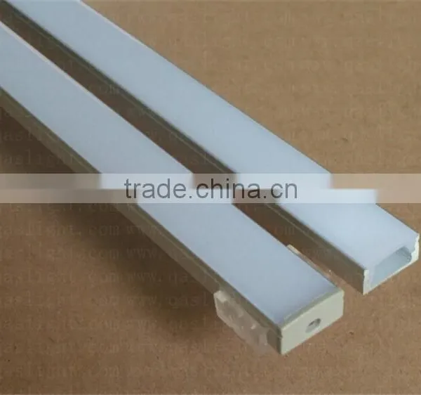 17x8mm linear light housing PC diffused cover LED Strip Aluminum Profile