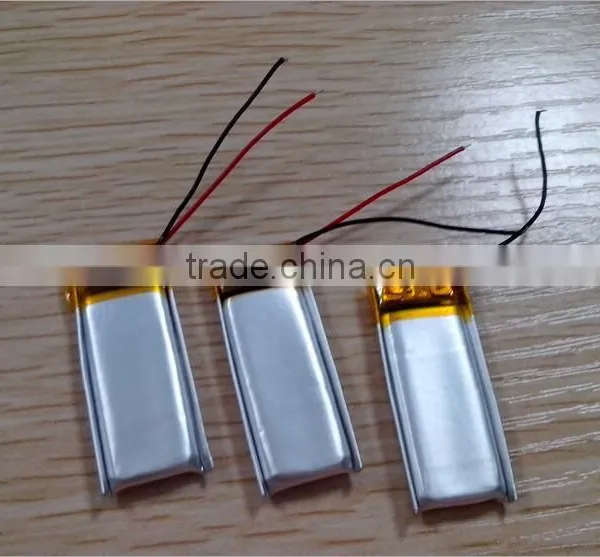mini 3.6mm thickness 500mah smallest 3.7v ultra thin lipo battery