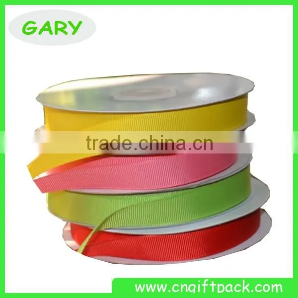 Yellow Grosgrain Custom Printed Decorative Ribbon photo-4