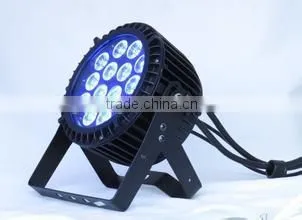 2015 China Cheap Waterproof DMX RGBW Flat Par Can Lighting Fixture 12X15W LED Stage Christmas Party Favors for Sale Disco DJ photo-2