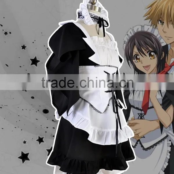 Sexy Japanese Sissy Maid Dress Anime Maid Uniform Costume for Girl photo-2