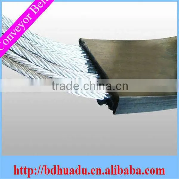 Heavy Load Transportation Stainless Steel Cord Rubber Conveyor Belt