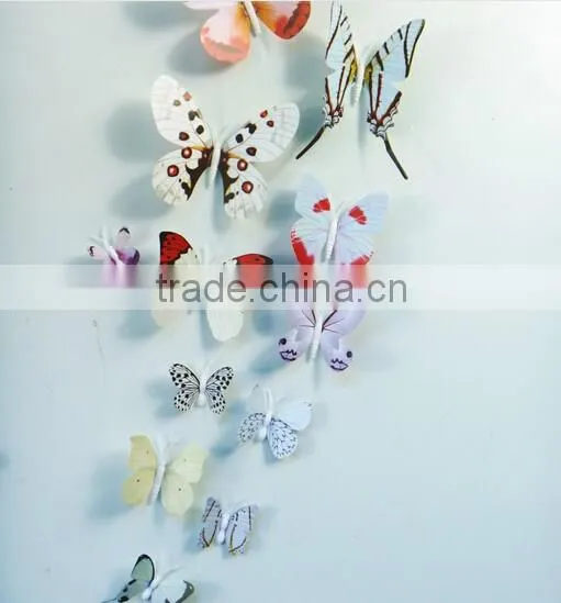 Mutil Color Butterfly Vine Pattern Wall Sticker Decals Mural DIY Art Vinyl Home Decor photo-5