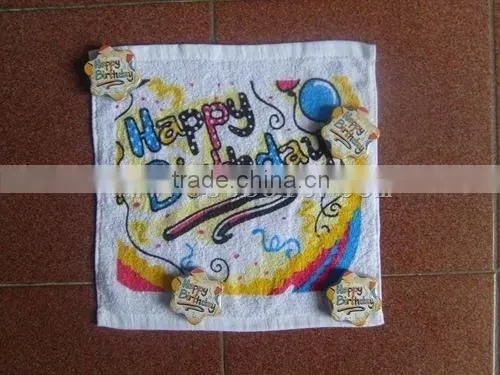 Holiday Gift -- 100% Cotton Compressed Towel