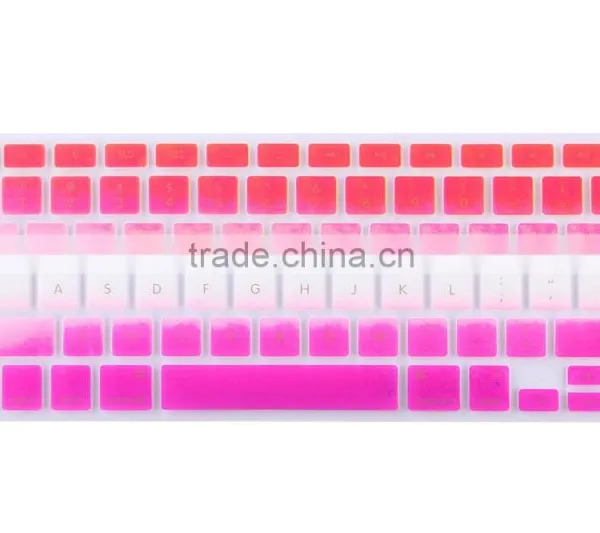 Colorful Soft Silicone Matt Keyboard Skin Case Cover for Macbook Air 13" photo-6