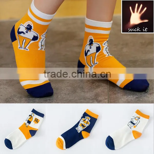 New Ladies Casual Socks Cotton Socks Many Pattern Cartoon Orange Sexy Teen Girl Socks
