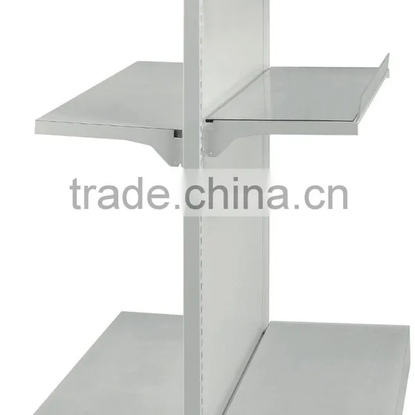 Double Sided Display Shelf With Slatwall Back Panel photo-5